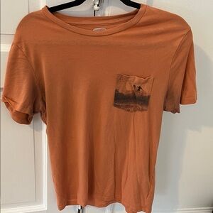 Old Navy Soft Washed Orange Tee